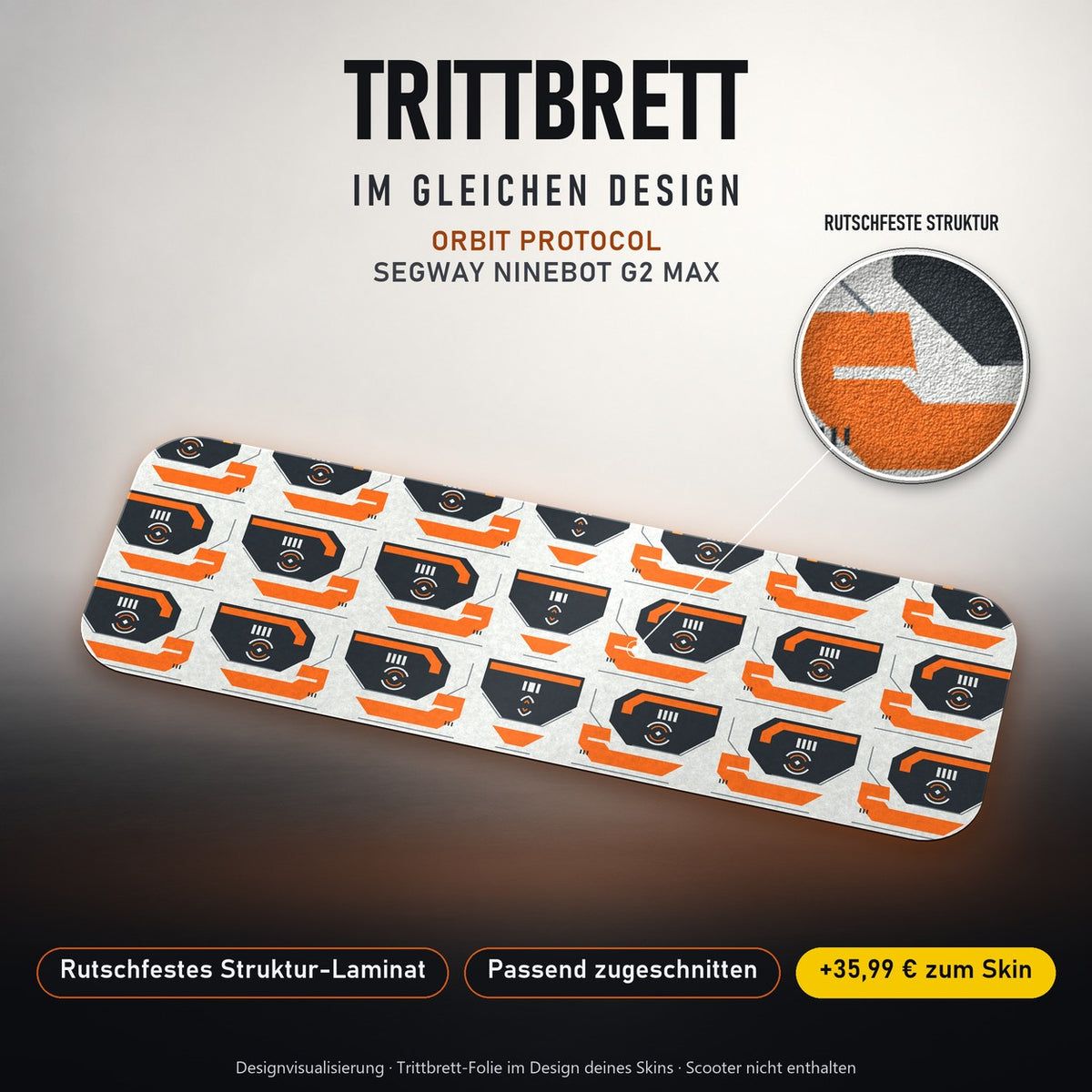 Trittbrett im gleichen Design – ORBIT PROTOCOL