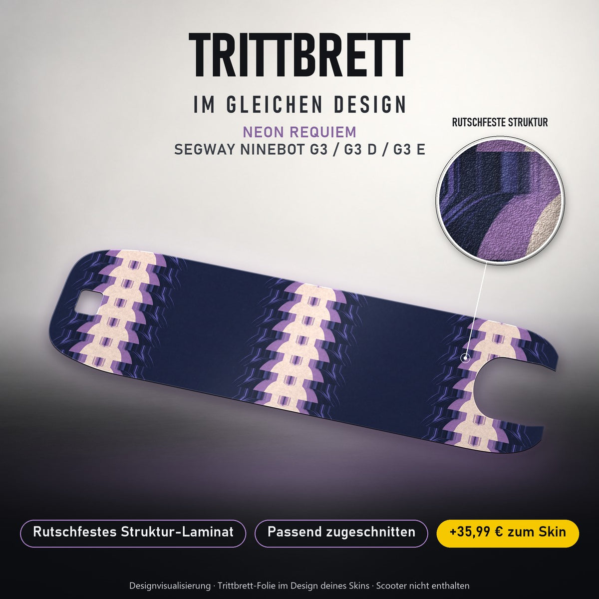 Trittbrett im gleichen Design – NEON REQUIEM