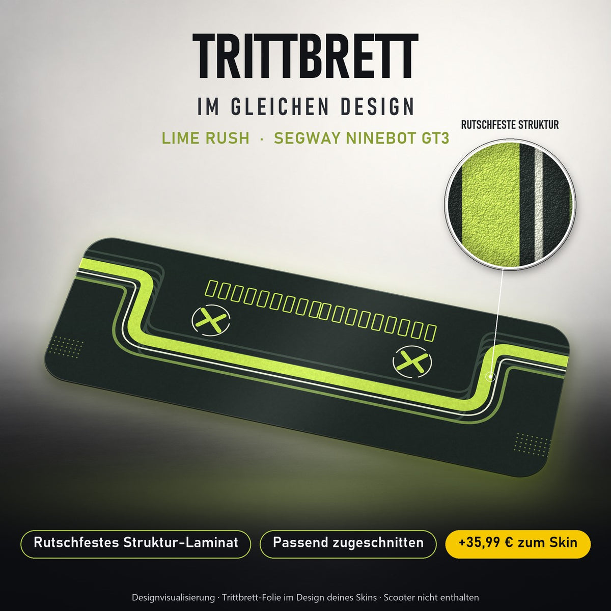 Trittbrett im gleichen Design – LIME RUSH