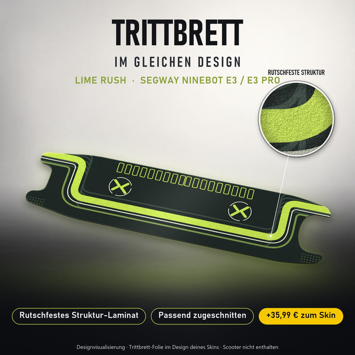 Trittbrett im gleichen Design – LIME RUSH