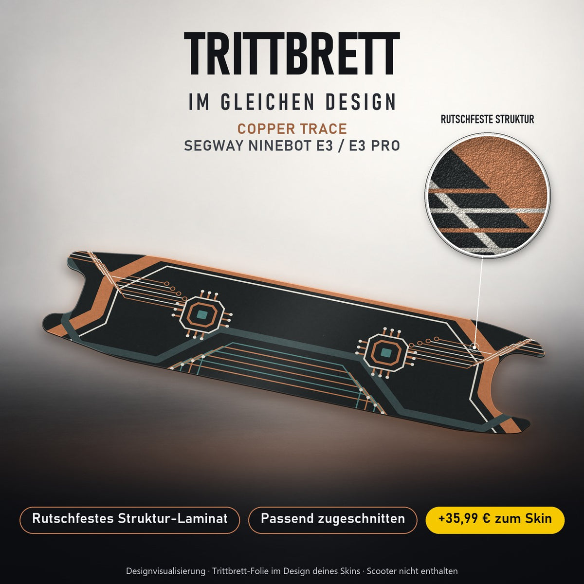 Trittbrett im gleichen Design – COPPER TRACE
