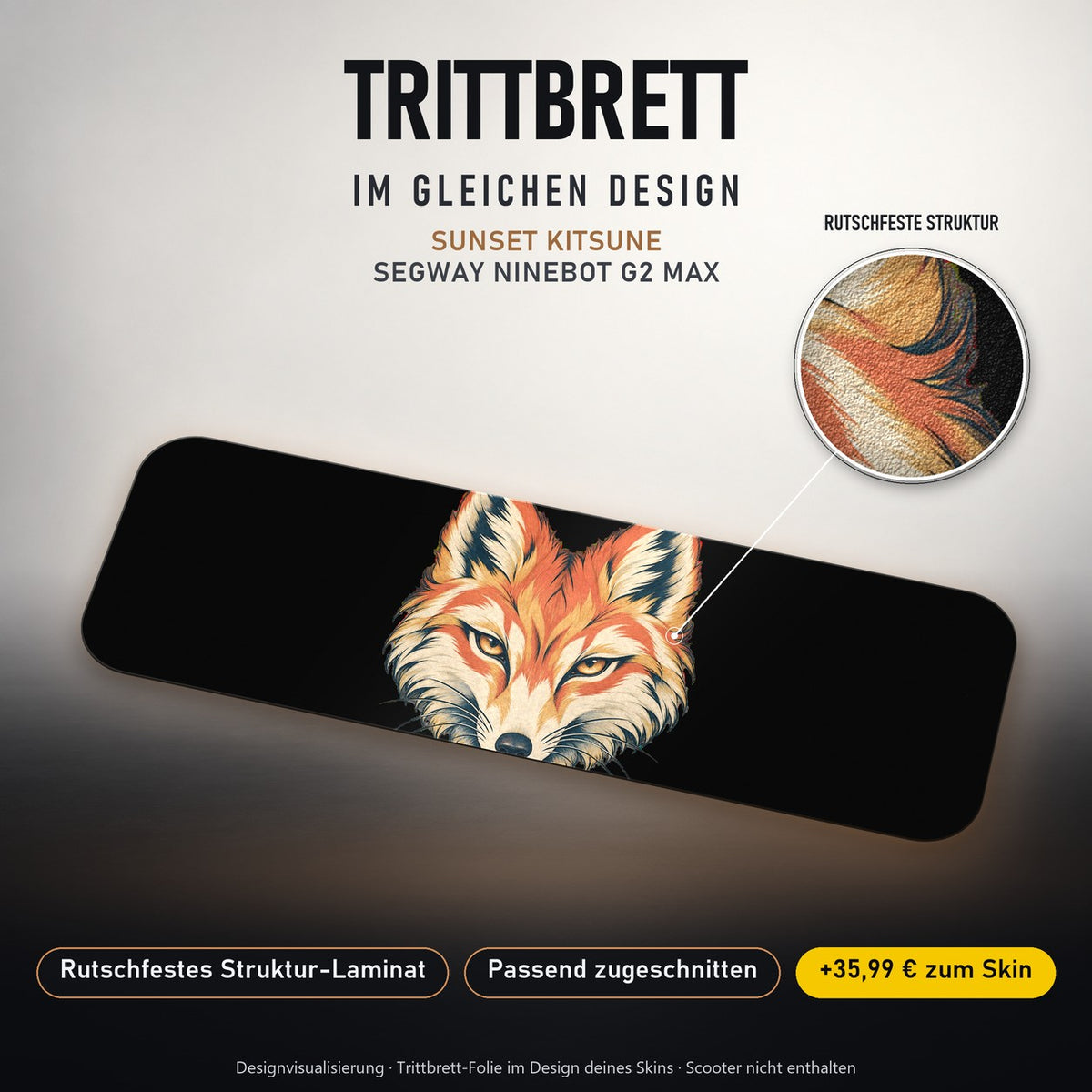 Trittbrett im gleichen Design – SUNSET KITSUNE