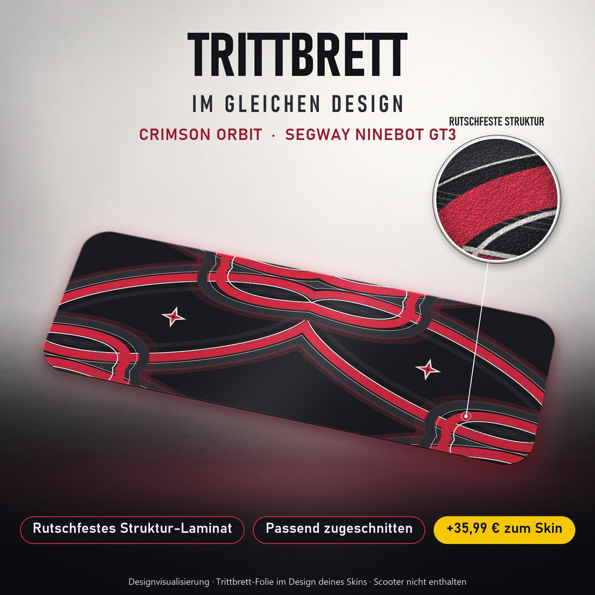 Trittbrett im gleichen Design – CRIMSON ORBIT