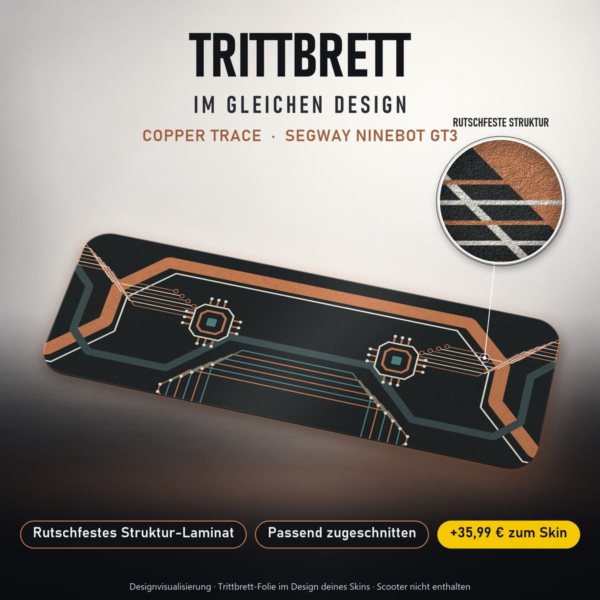 Trittbrett im gleichen Design – COPPER TRACE