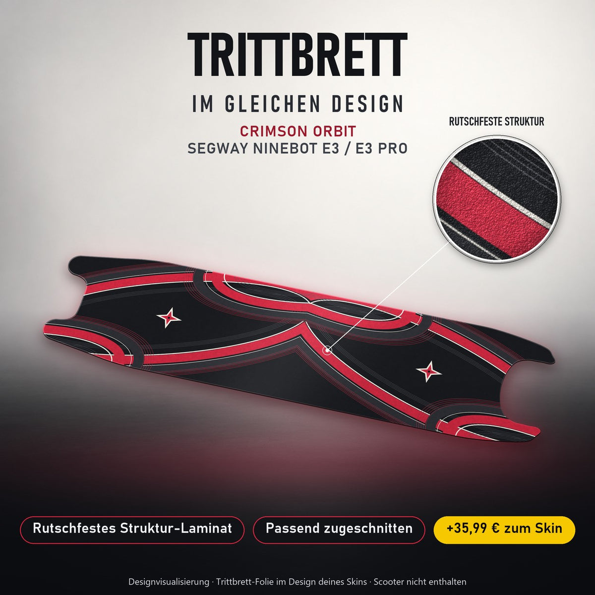 Trittbrett im gleichen Design – CRIMSON ORBIT