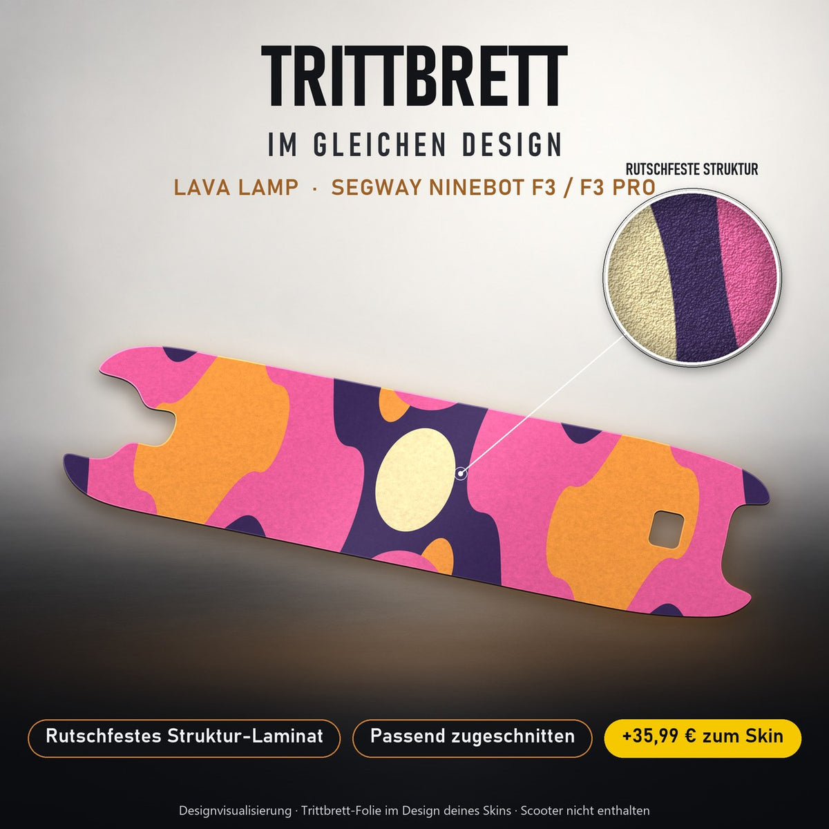 Trittbrett im gleichen Design – LAVA LAMP