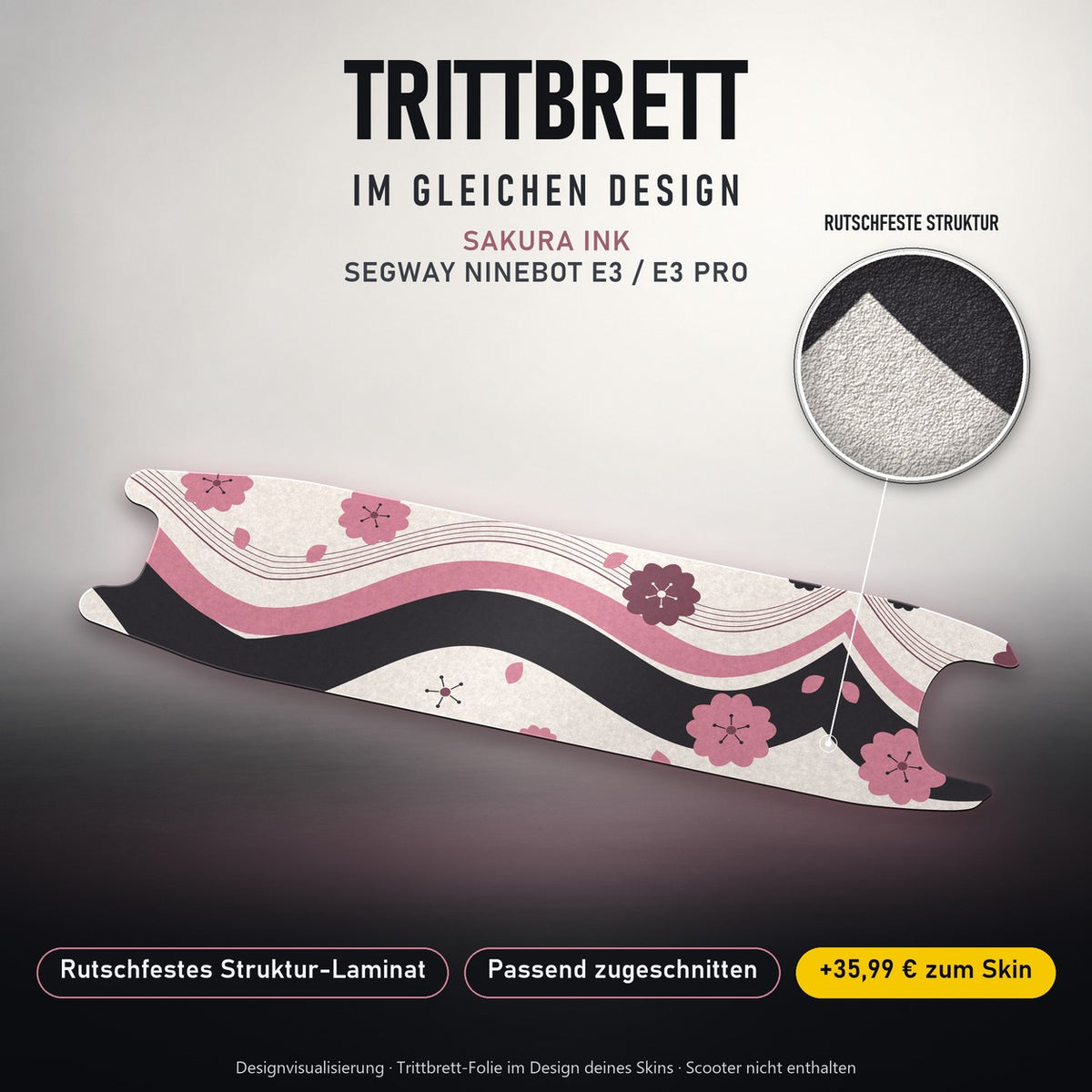 Trittbrett im gleichen Design – SAKURA INK