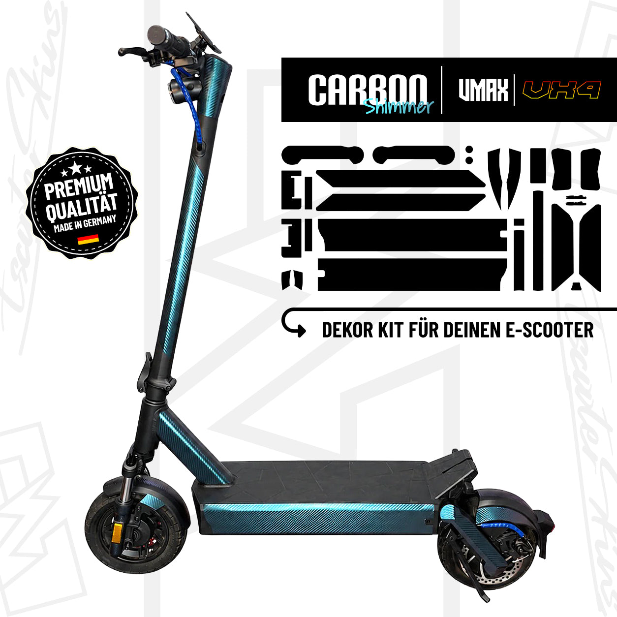VMAX NEW VX4 SKIN | BLUE CARBON