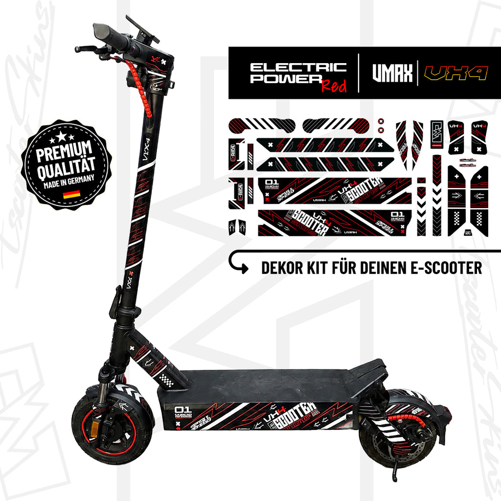 VMAX NEW VX4 SKIN | ELECTRIC POWER RED