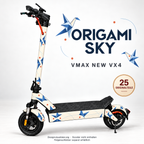 ORIGAMI SKY Skin für VMAX NEW VX4. Felgenaufkleber separat erhältlich.