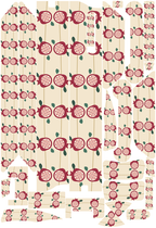 RUBY ORCHARD für VMAX NEW VX4: 25 Originalteile des Skin-Sets.