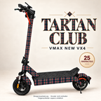 TARTAN CLUB Skin für VMAX NEW VX4. Felgenaufkleber separat erhältlich.