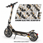 Xiaomi Electric Scooter 6 Skin AURUM MARBLE – Modellvorschau; Reifenaufkleber separat erhältlich