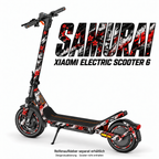 Xiaomi Electric Scooter 6 Skin SAMURAI – Modellvorschau; Reifenaufkleber separat erhältlich