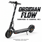 XIAOMI M365 / 1S / ESSENTIAL / MI 3 SKIN | OBSIDIAN FLOW – Designvisualisierung; Scooter nicht enthalten. Reifenaufkleber separat erhältlich.