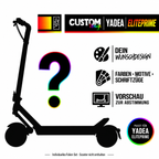 YADEA ELITEPRIME SKIN | CUSTOM – Custom-Wunschdesign mit Scootersilhouette, Farben, Motiven und Schriftzügen
