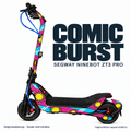 COMIC BURST Skin für Segway Ninebot ZT3 Pro. Felgenaufkleber separat erhältlich.