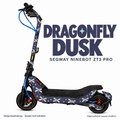 DRAGONFLY DUSK Skin für Segway Ninebot ZT3 Pro. Felgenaufkleber separat erhältlich.