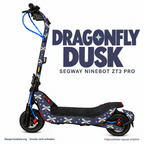 DRAGONFLY DUSK Skin für Segway Ninebot ZT3 Pro. Felgenaufkleber separat erhältlich.