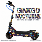 GINKGO NOCTURNE Skin für Segway Ninebot ZT3 Pro. Felgenaufkleber separat erhältlich.