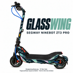 GLASSWING Skin für Segway Ninebot ZT3 Pro. Felgenaufkleber separat erhältlich.