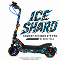 ICE SHARD Skin für Segway Ninebot ZT3 Pro. Felgenaufkleber separat erhältlich.