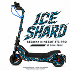 ICE SHARD Skin für Segway Ninebot ZT3 Pro. Felgenaufkleber separat erhältlich.