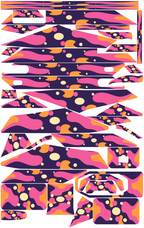 LAVA LAMP für Segway Ninebot ZT3 Pro: 37 Originalteile des Skin-Sets.