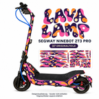 LAVA LAMP Skin für Segway Ninebot ZT3 Pro. Felgenaufkleber separat erhältlich.