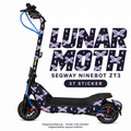 LUNAR MOTH Skin für Segway Ninebot ZT3 Pro. Felgenaufkleber separat erhältlich.