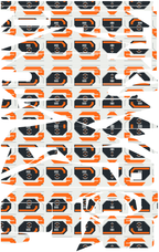 ORBIT PROTOCOL für Segway Ninebot ZT3 Pro: 37 Originalteile des Skin-Sets.