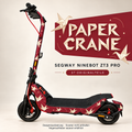 PAPER CRANE Skin für Segway Ninebot ZT3 Pro. Felgenaufkleber separat erhältlich.