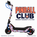 PINBALL CLUB Skin für Segway Ninebot ZT3 Pro. Felgenaufkleber separat erhältlich.