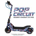 POP CIRCUIT Skin für Segway Ninebot ZT3 Pro. Felgenaufkleber separat erhältlich.