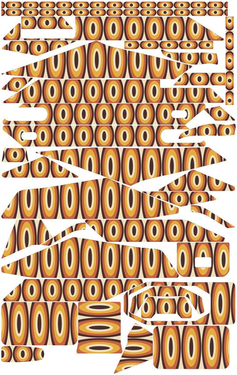 SEVENTY für Segway Ninebot ZT3 Pro: 37 Originalteile des Skin-Sets.