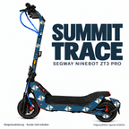 SUMMIT TRACE Skin für Segway Ninebot ZT3 Pro. Felgenaufkleber separat erhältlich.